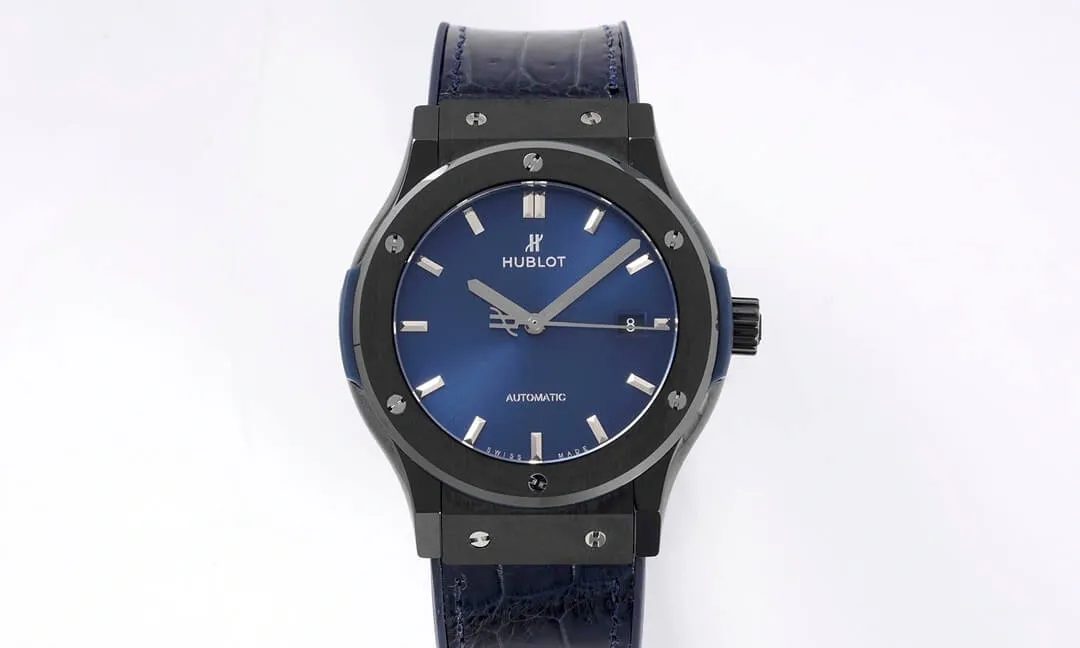 GSF Hublot Classic Fusion 542.CM.7170.LR GS Factory 1:1 Best Edition Replica Watch Blue Strap